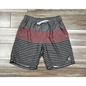 Vuori Men Stripe Kore Short, Size Small